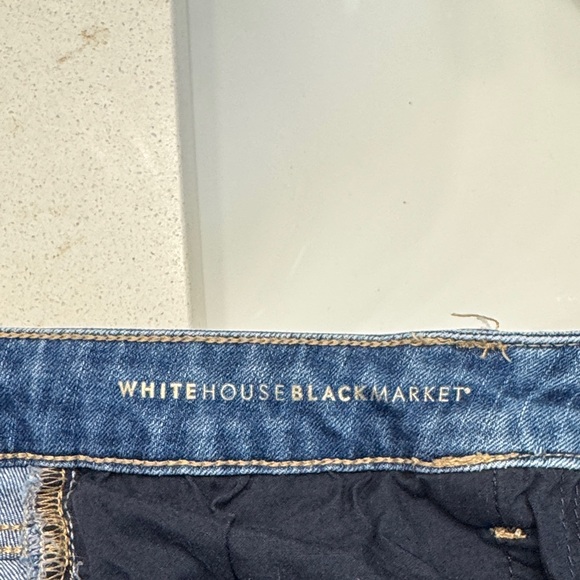 White House Black Market Blue Skinny Jeans - Picture 5 of 5